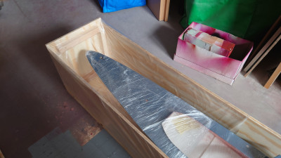 Příprava krabice a modelu